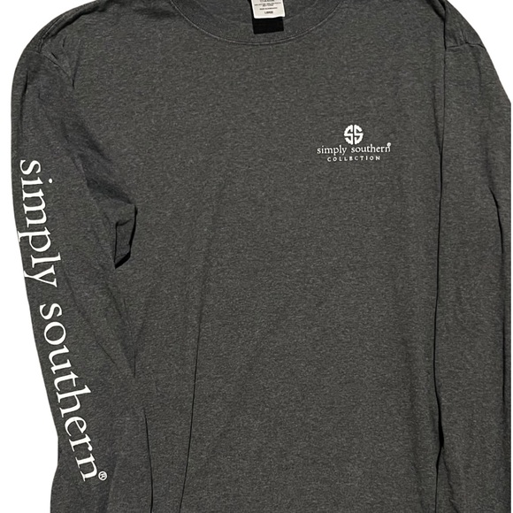 Grey simply southern long sleeve shirt - Picture 1 of 2